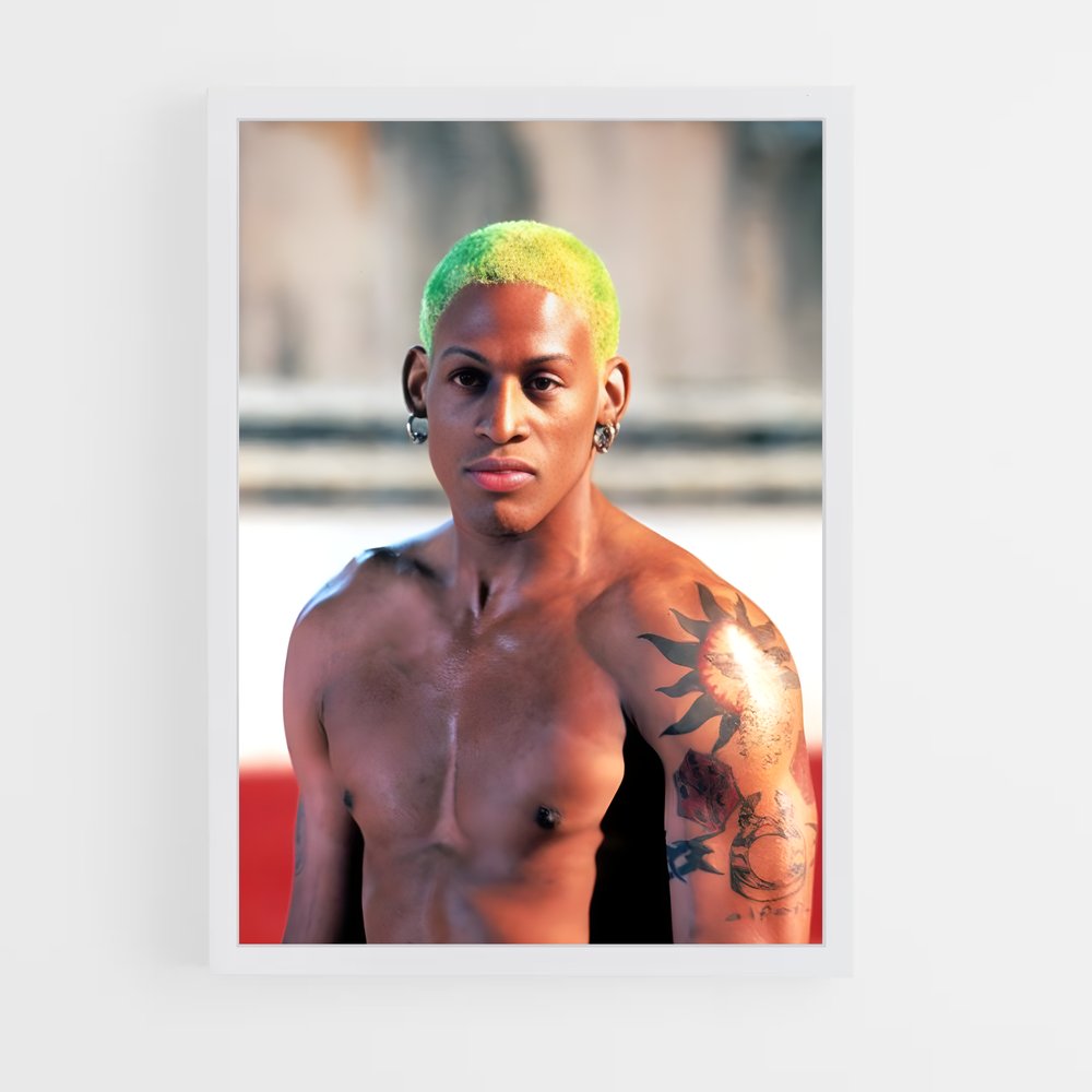 Poster Le Rebelle Coloré – affiche Basketball (vue 3)